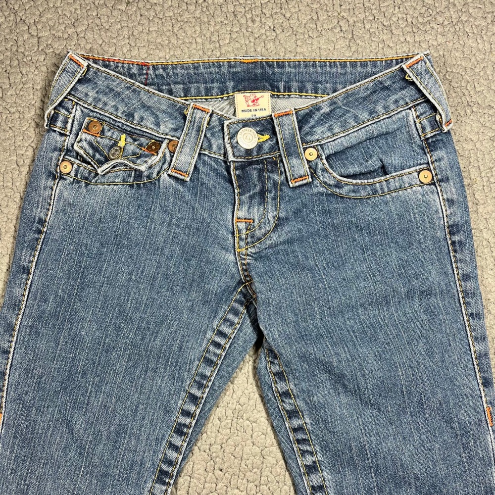 True Religion Blue Flare Jeans - Picture 2 of 11